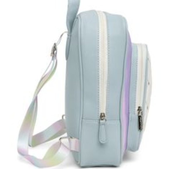 NWT Betsey Johnson Chevron Quilt Rainbow Ombré Backpack 🌈 - Picture 6 of 6